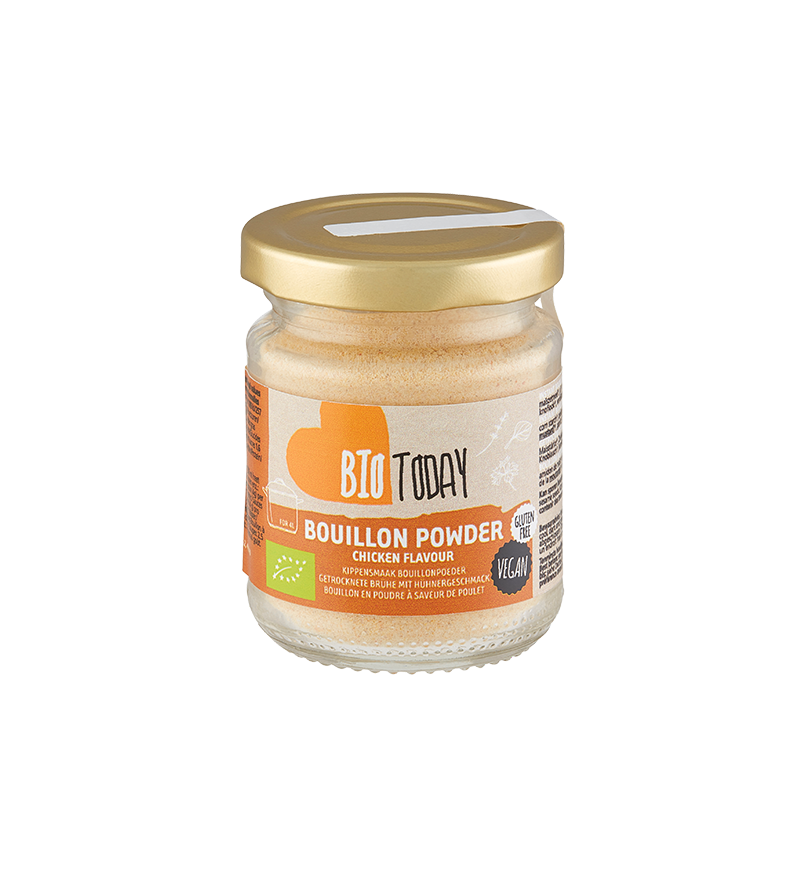 Chicken flavour bouillon powder organic