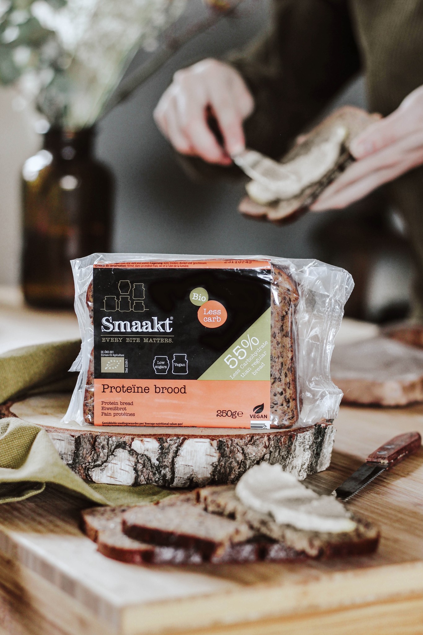 Koolhydraatarm proteine brood bio
