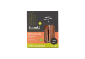Smaakt Less Carb Bar Hazeln Spec 3 pack bio