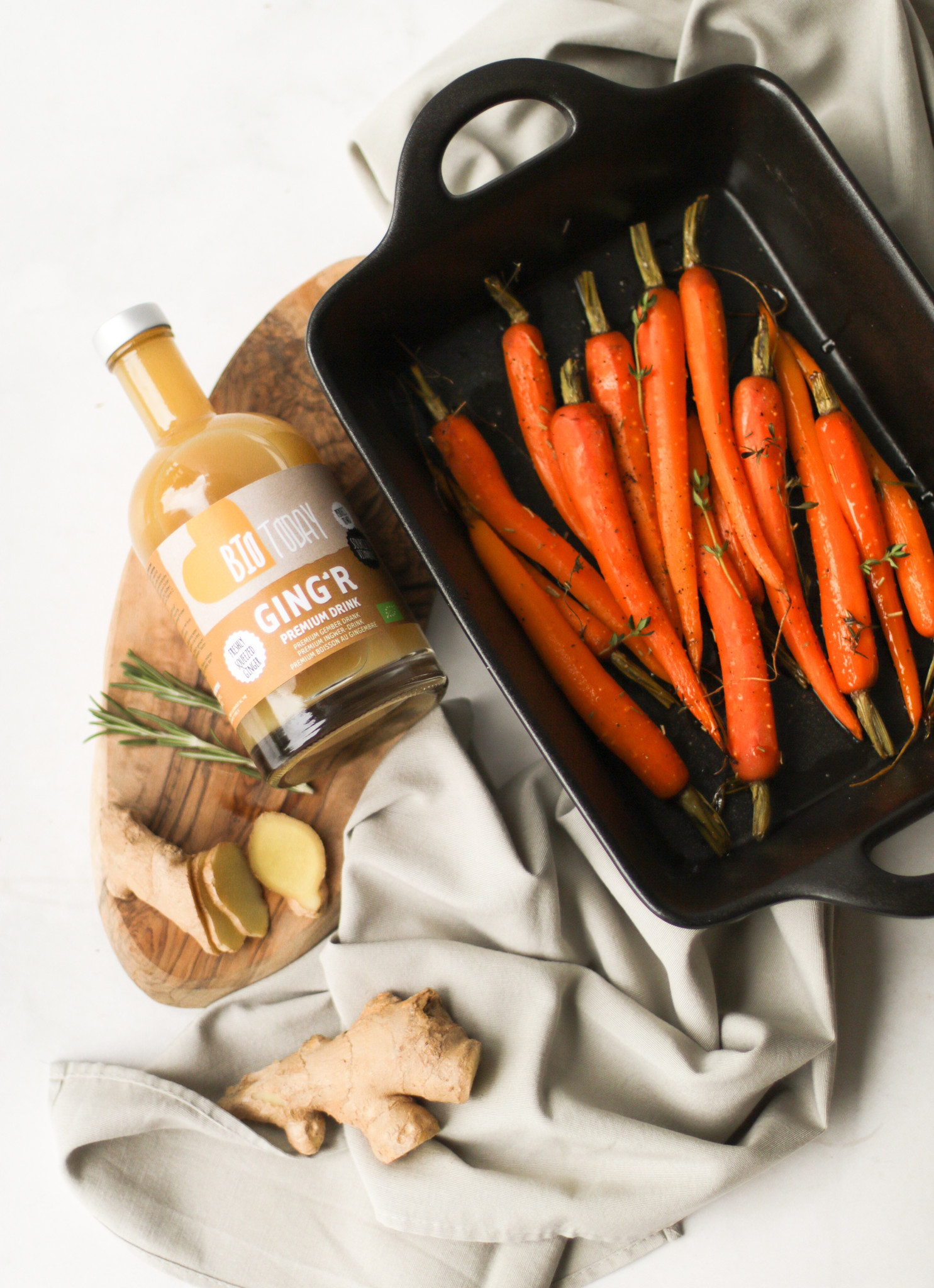 BioToday | Gekarameliseerde worteltjes in ging'r marinade