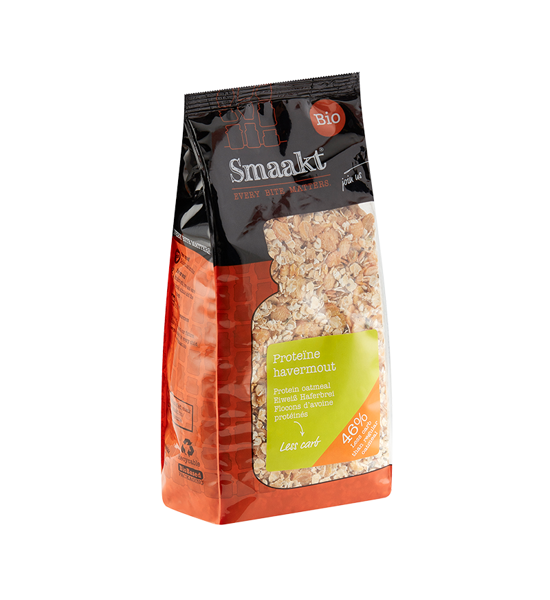 Less carb Protein oatmeal organic
