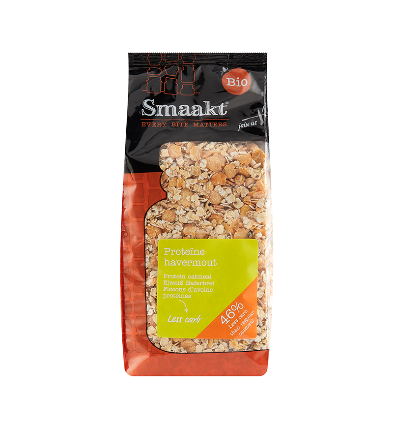 Less carb Protein oatmeal organic