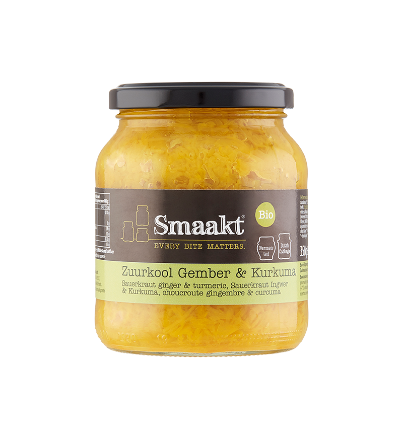 Zuurkool Gember & Kurkuma bio