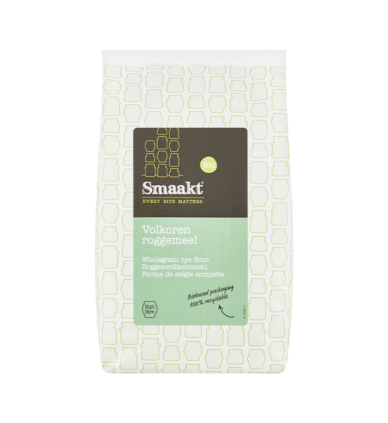Wholegrain rye flour organic