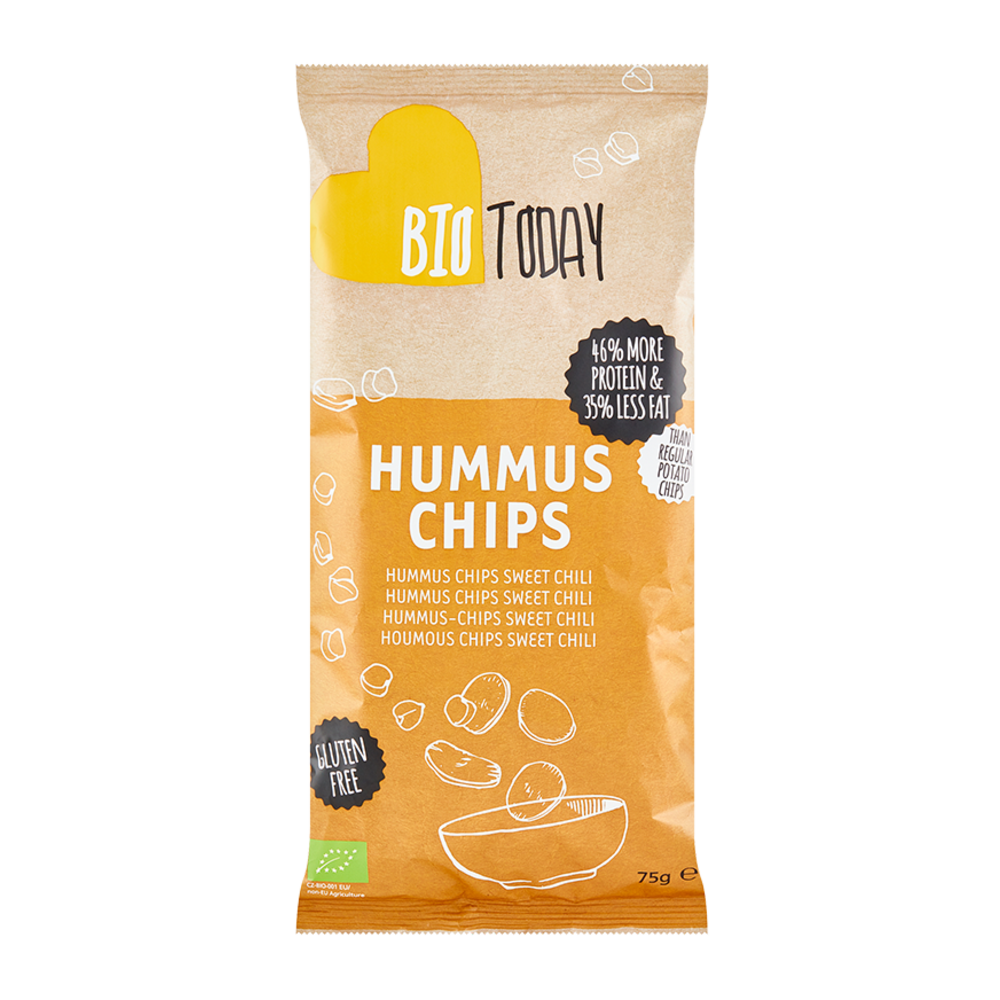BioToday Hummus chips sweet chili Biologische