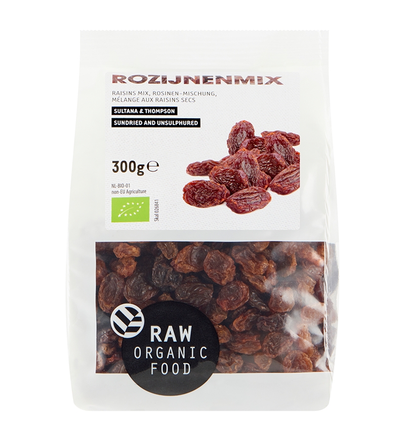 RAW Rozijnenmix  bio