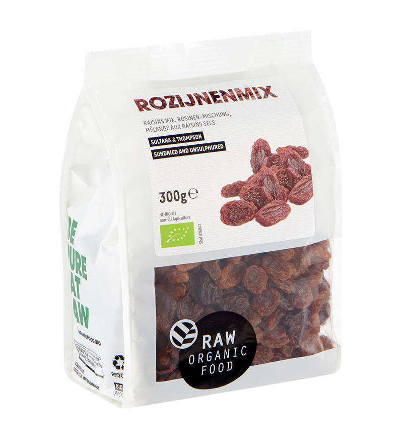 RAW Rozijnenmix  organic