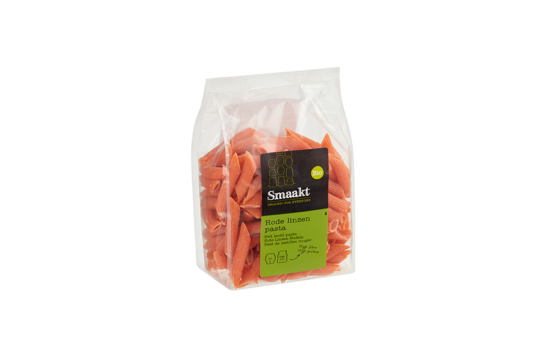 Red lentil pasta