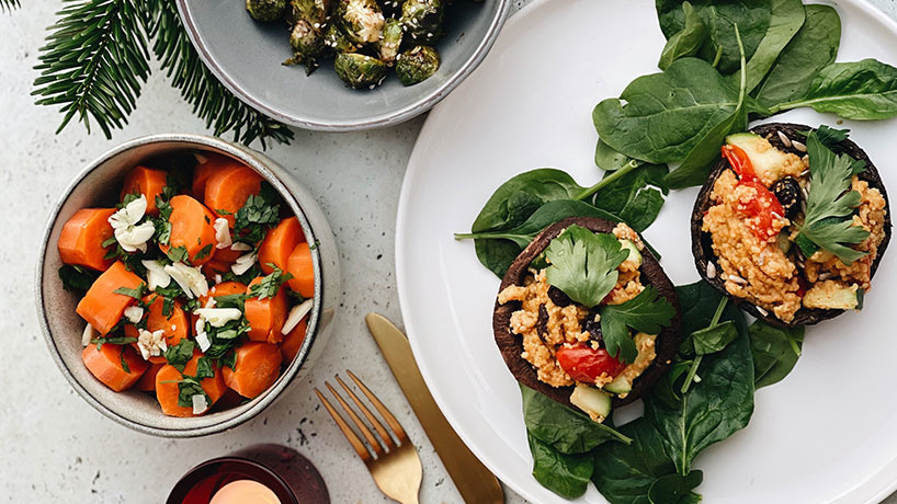 Smaakt | Portobelllo met couscous en cranberries