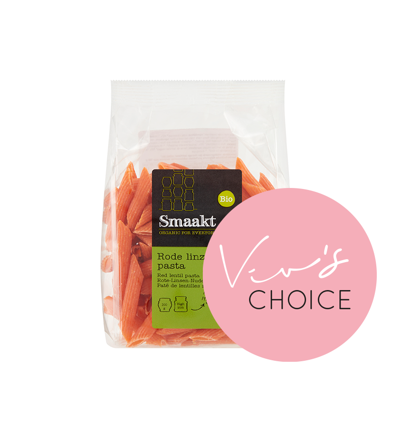 Red lentil pasta organic