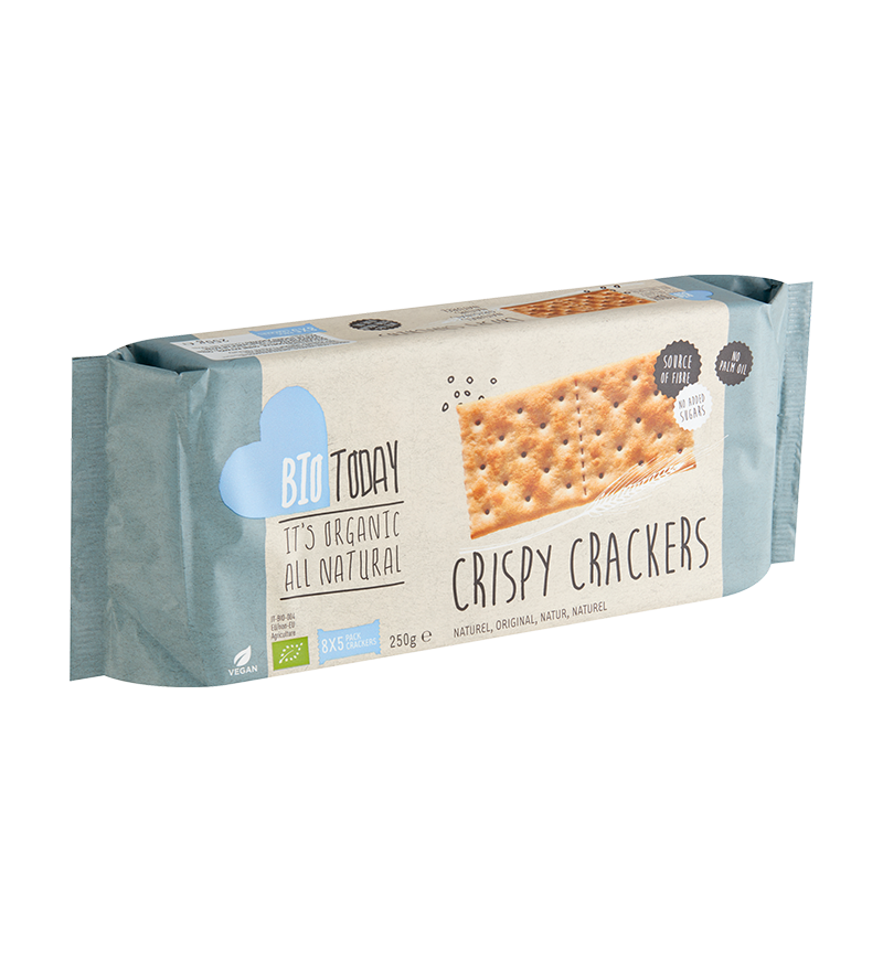 Crispy crackers naturel bio