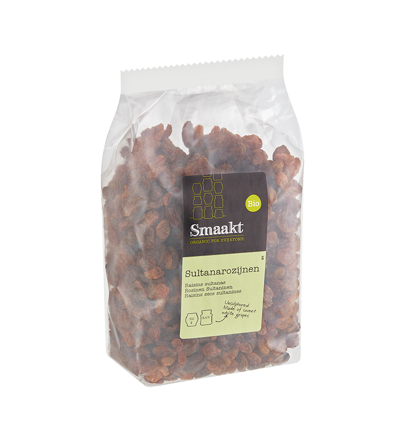 Sultana raisins big organic