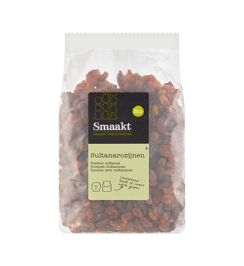 Sultana raisins big organic