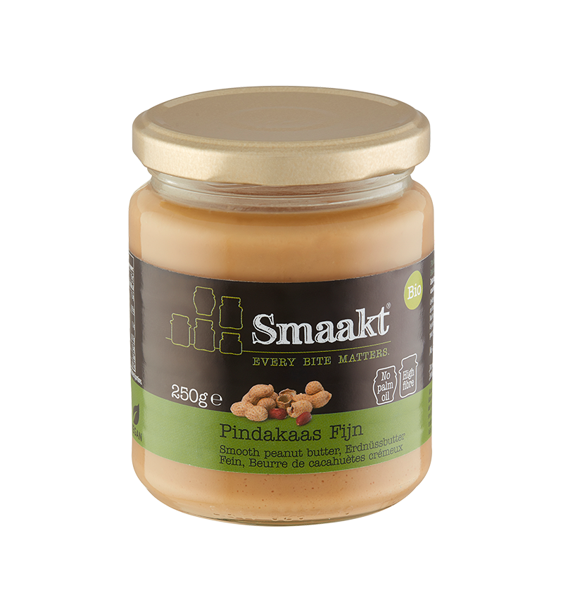 Pindakaas fijn 250g bio