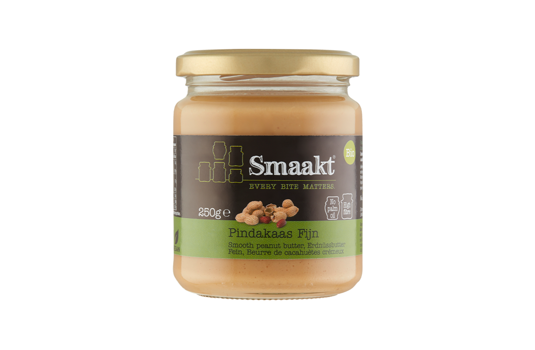 Pindakaas fijn 250g biologisch