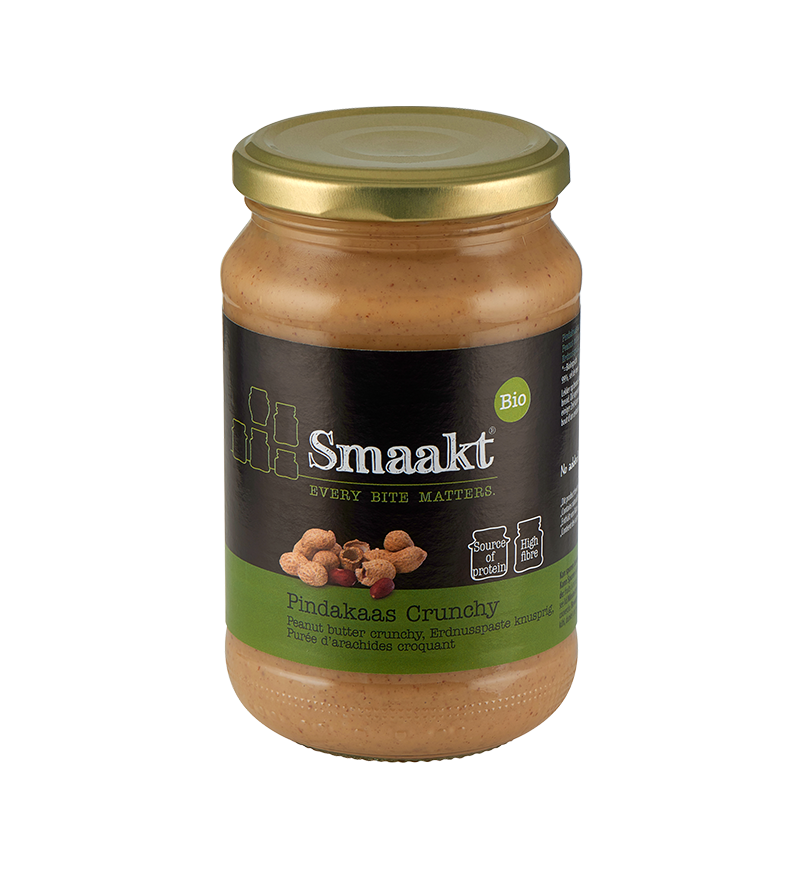 Pindakaas Crunchy groot bio