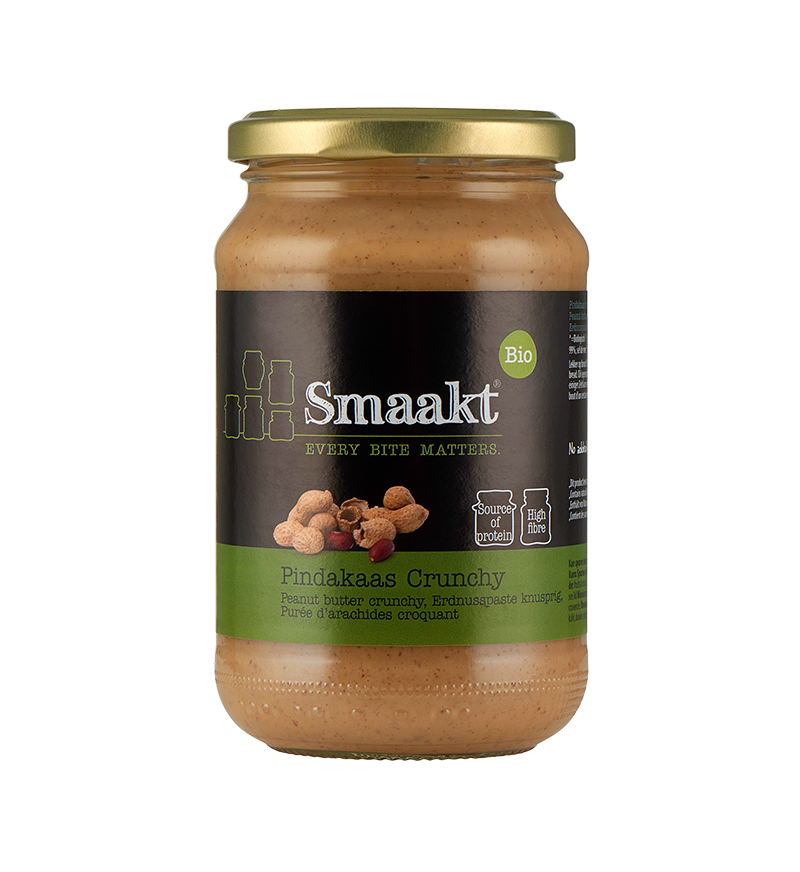 Pindakaas Crunchy groot bio
