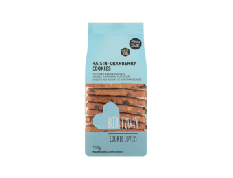 Raisin-cranberry cookies organic