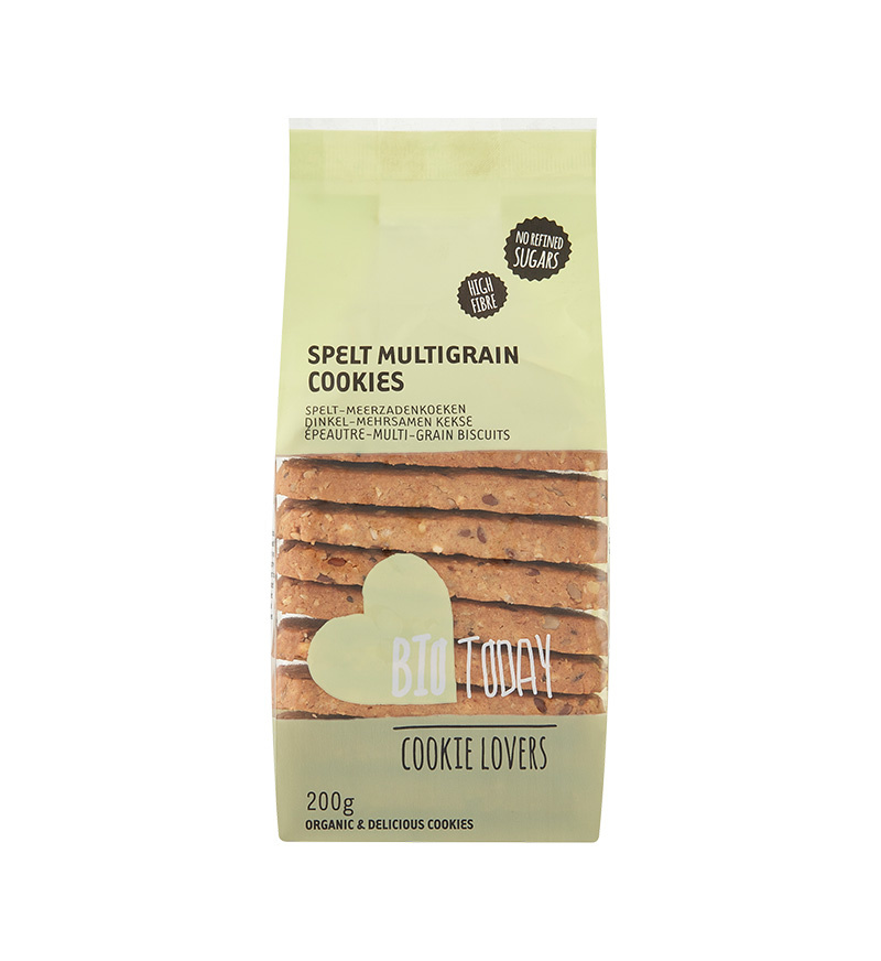 Spelt multigrain cookies family pack  organic