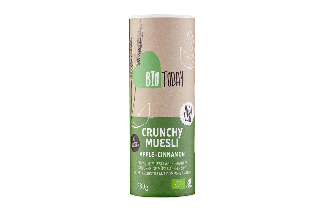 Crunchy muesli apple-cinnamon organic