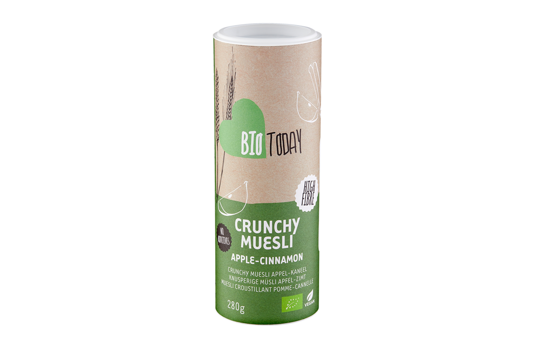 Crunchy muesli apple-cinnamon organic