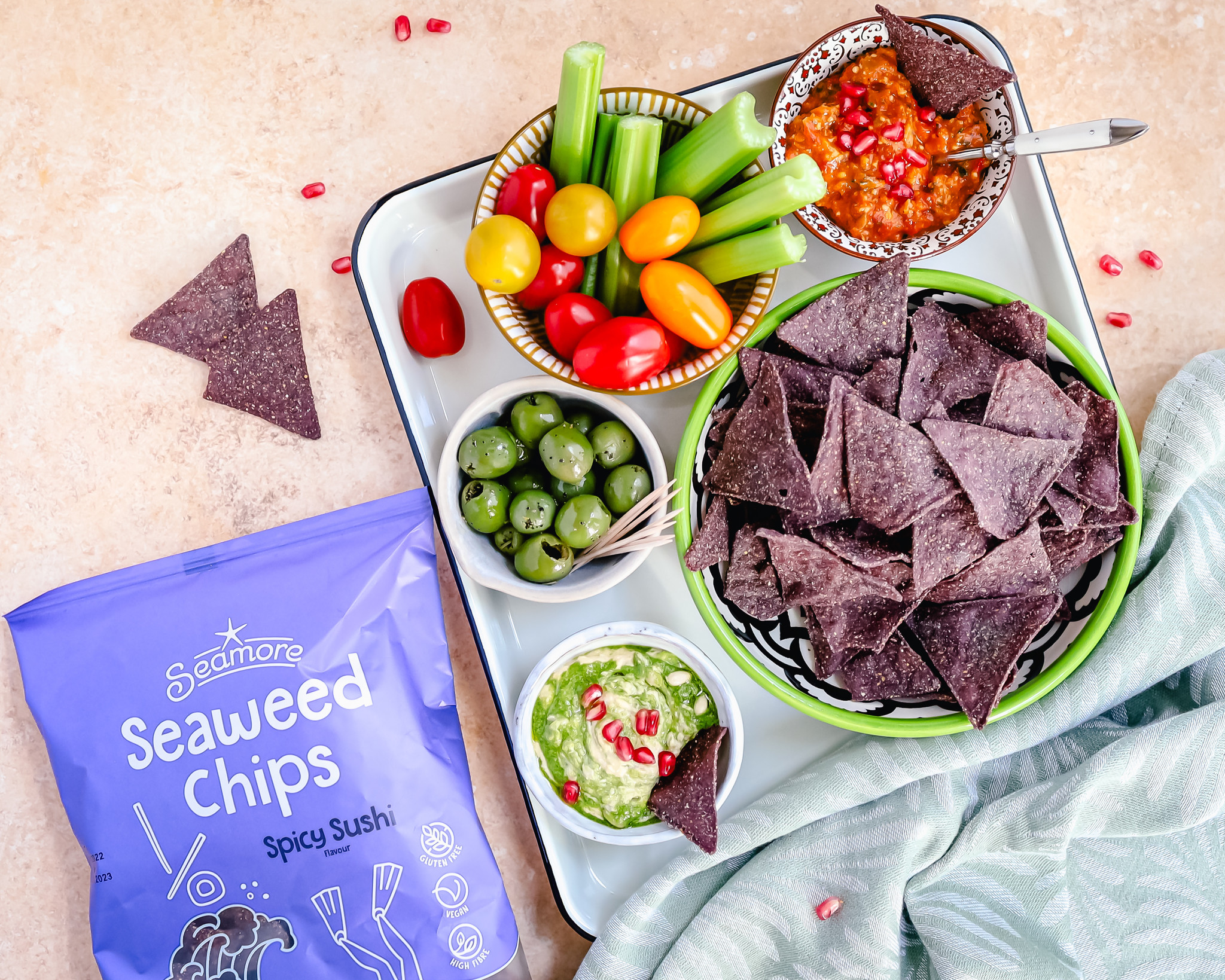 Zeewier chips Spicy Sushi