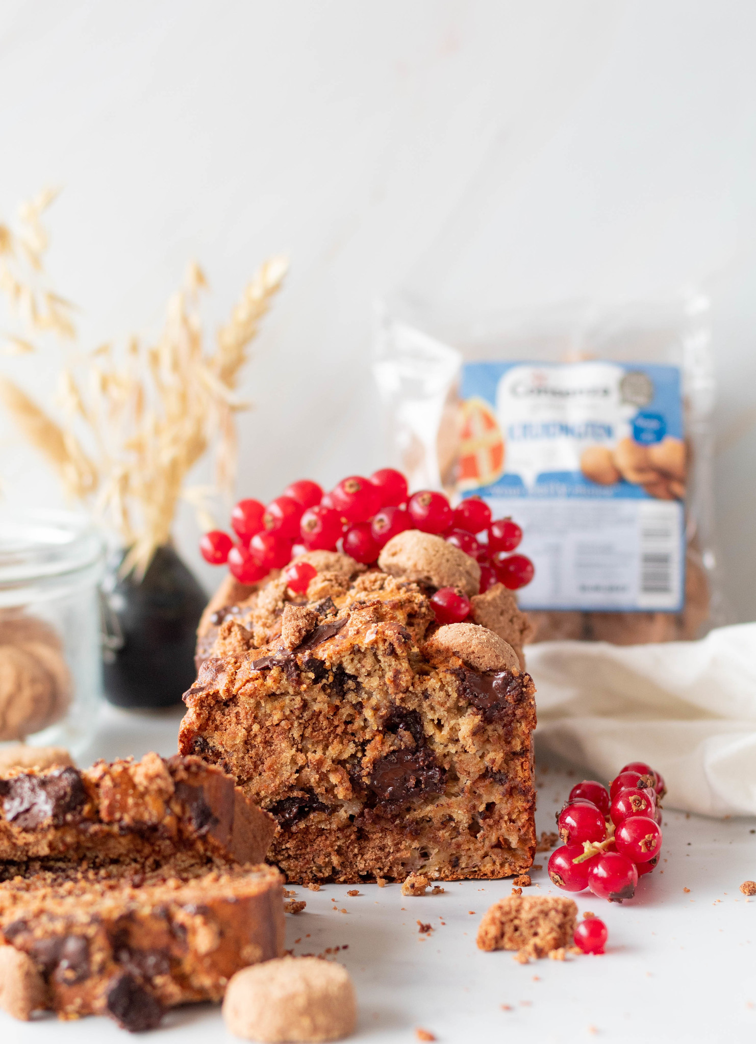 Glutenvrije chocolade kruidnoten cake