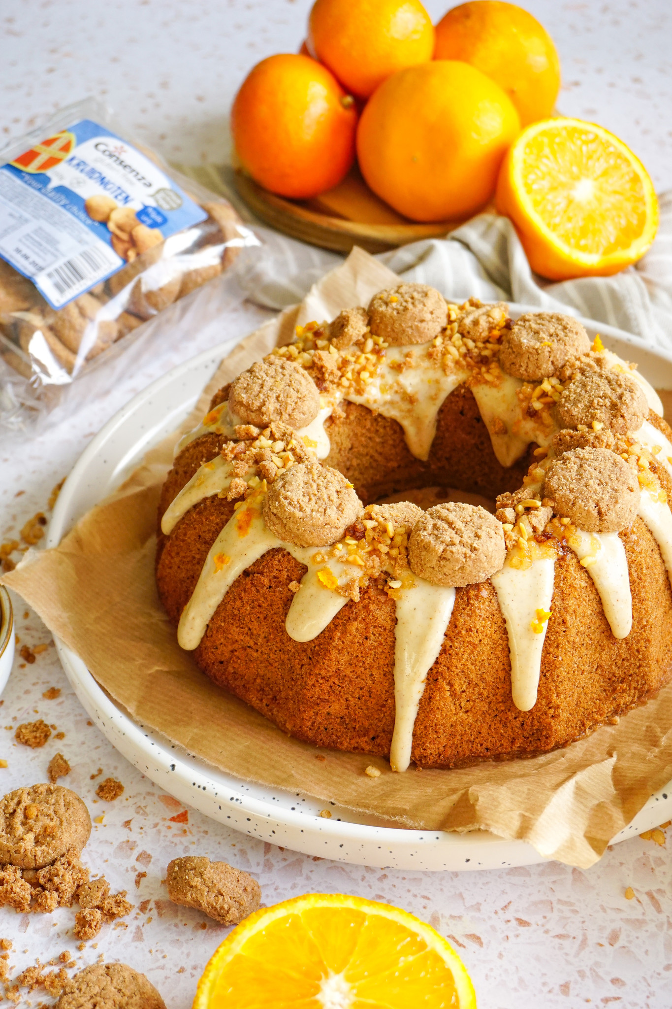 Gluten- en koemelkvrije kruidnoten tulband