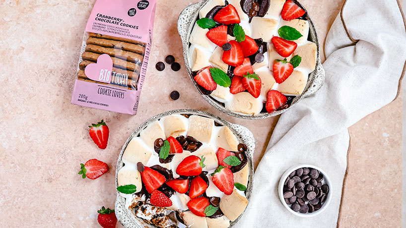 Valentijns recept: cookie aardbei s'mores