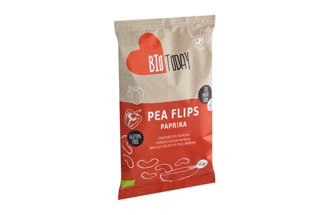 Pea flips paprika - Organic