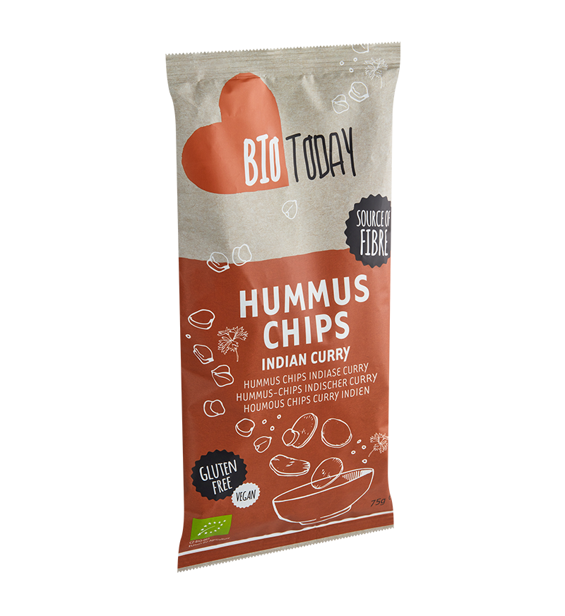 Hummuschips Indian curry - bio