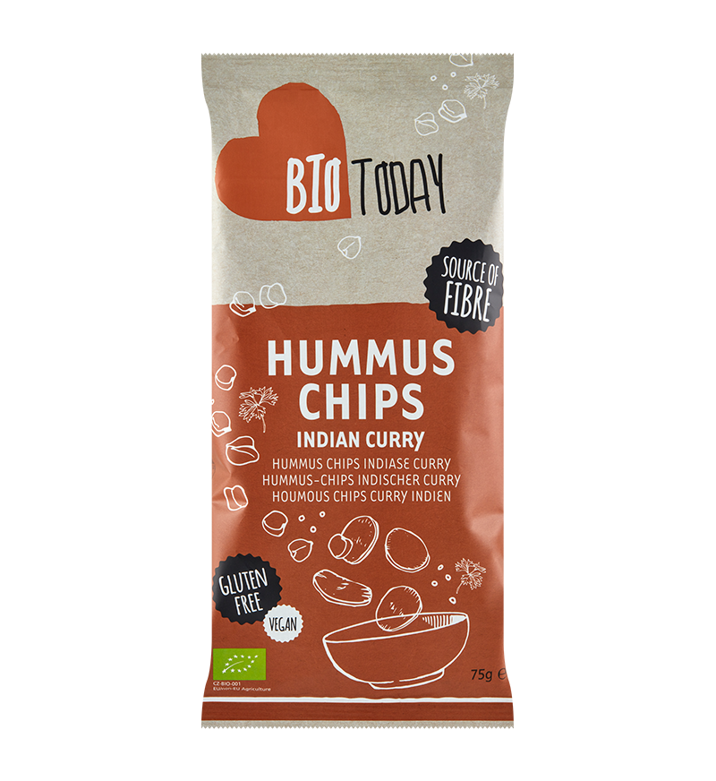 Hummuschips Indian curry - bio