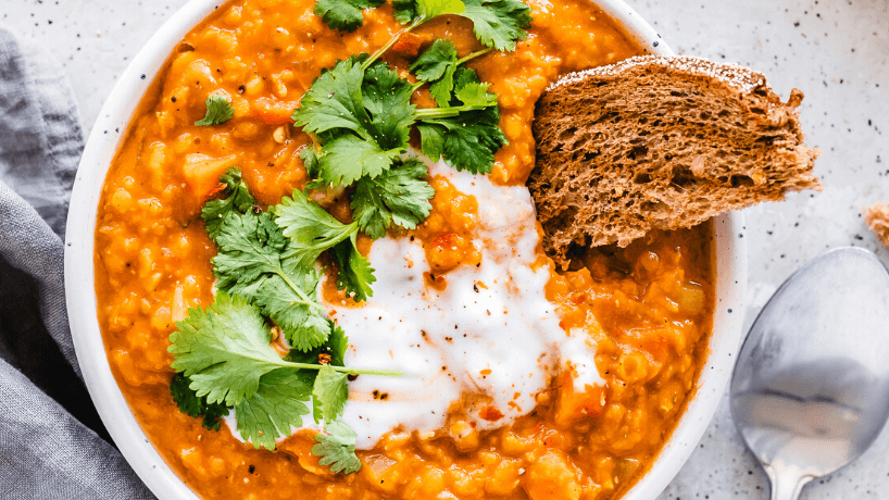 Indiase dahl (romige rode linzensoep)