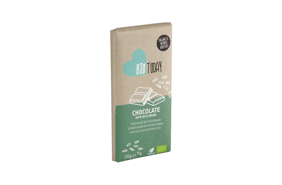 Chocolade met rijstdrank - bio