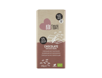 Chocolate with rice crisps - bio