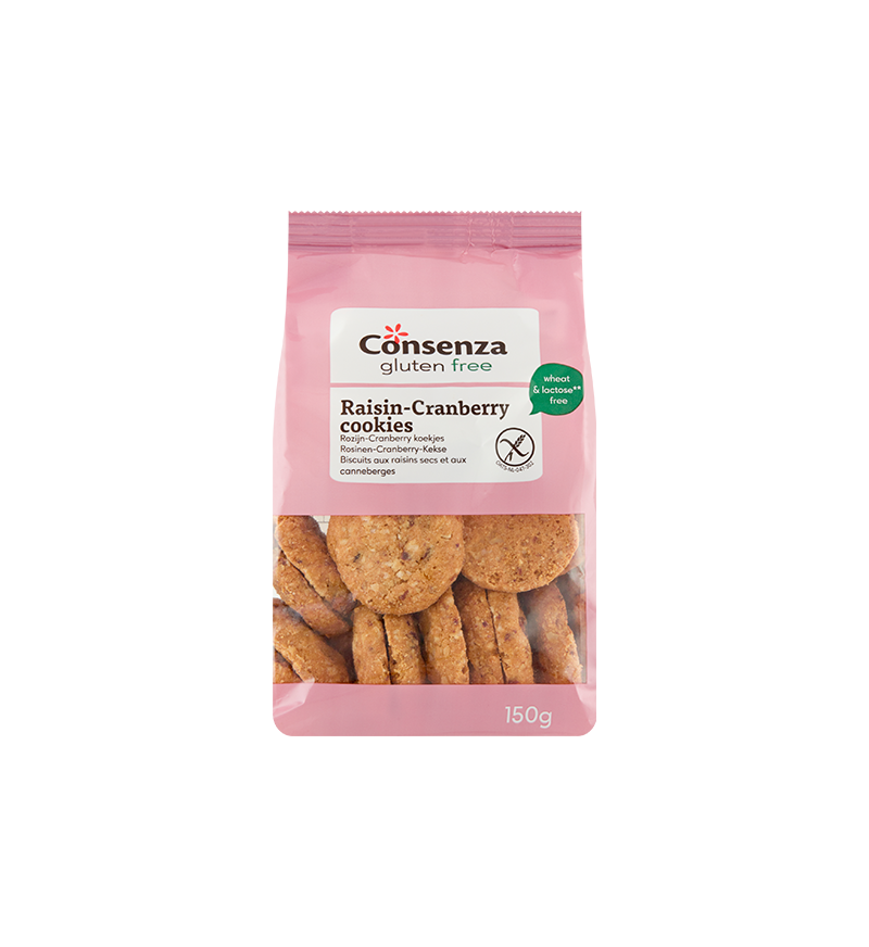 GV Rozijn-cranberry koekjes - bio