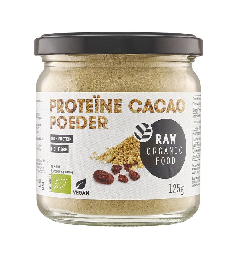 Plantbased protein cacoa organic