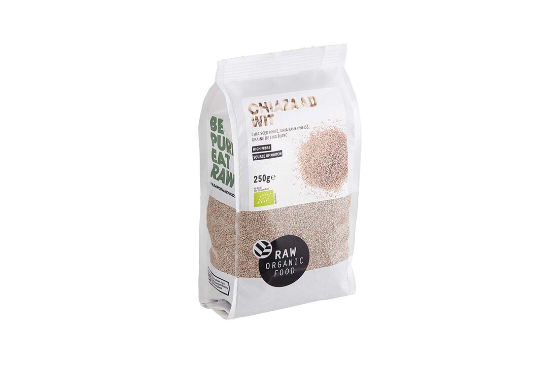 Organic white chia seeds – versatile superfood by Raw Organic Food