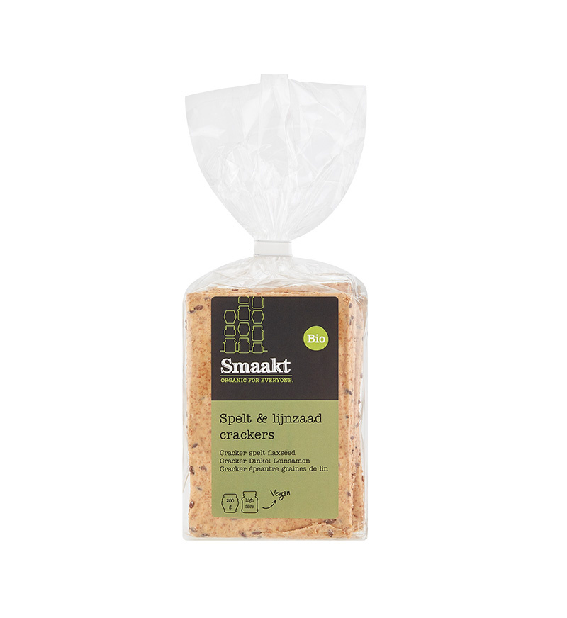 Spelt & Lijnzaad cracker organic
