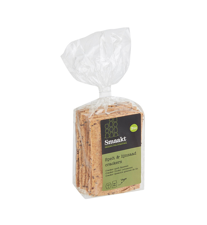 Spelt & Lijnzaad cracker bio