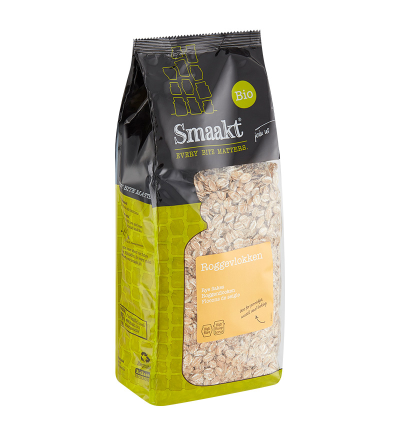 Rye flakes organic