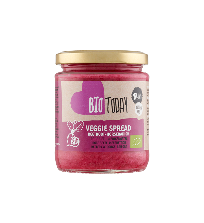 Veggie spread Rode biet-Mierikswortel bio