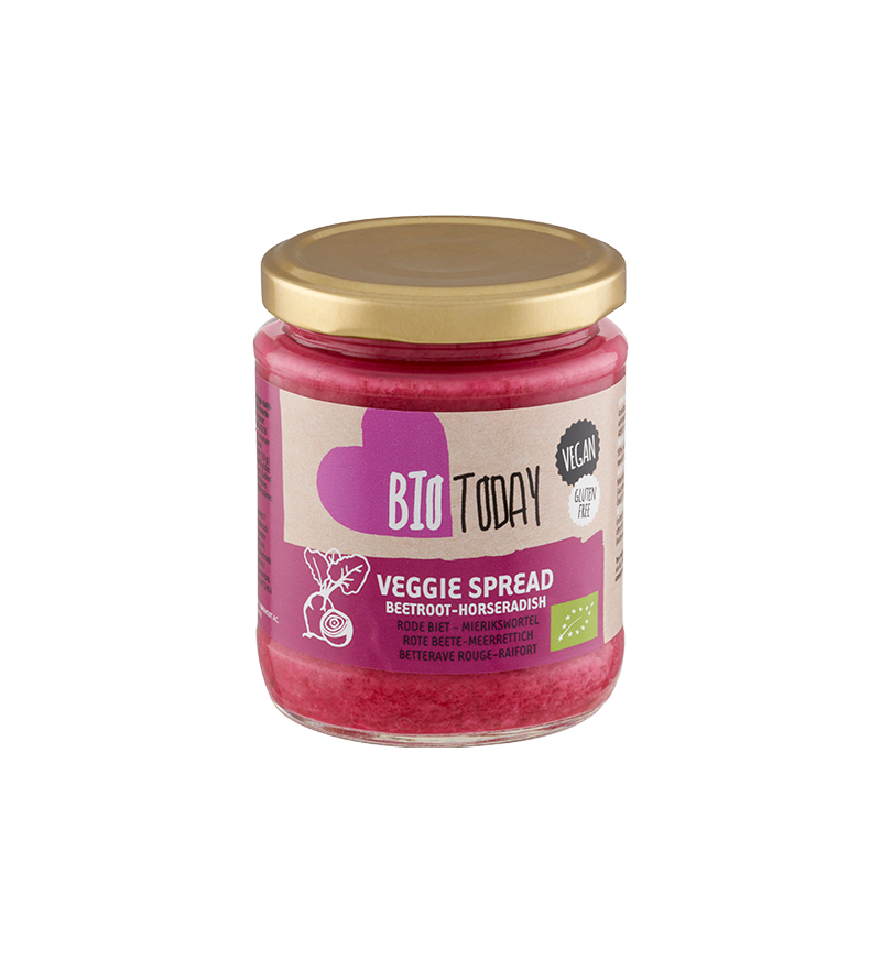 Veggie spread Rode biet-Mierikswortel bio