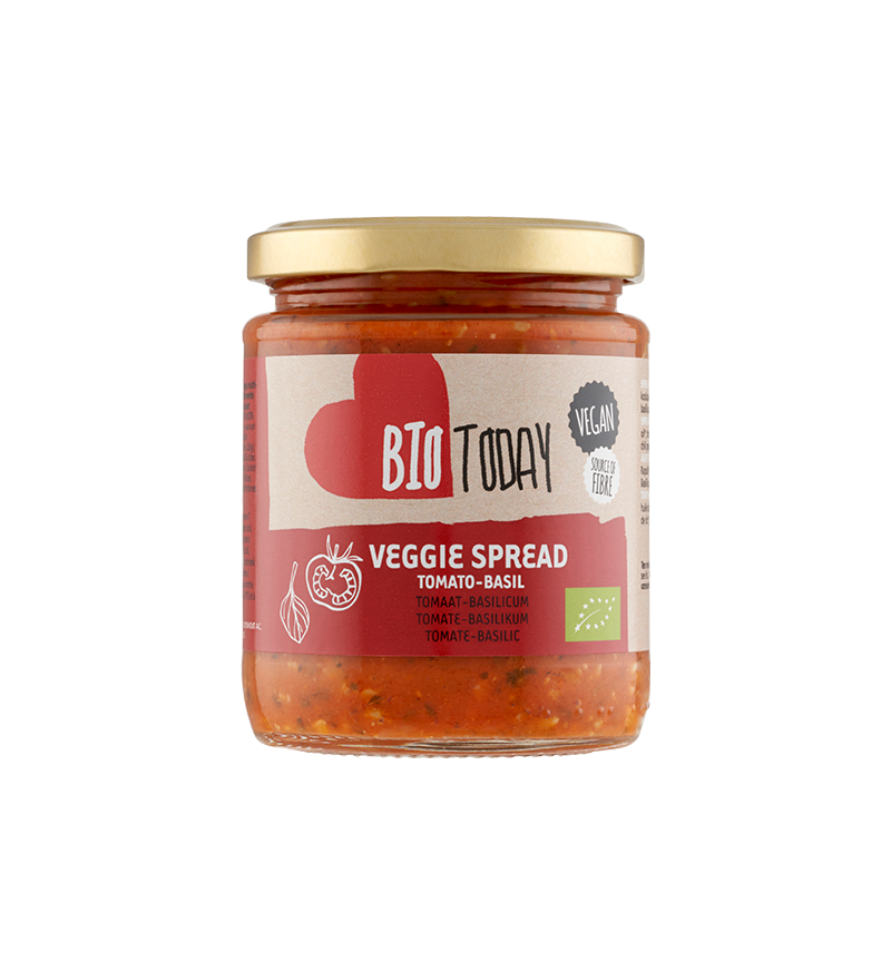Veggie spread Tomaat-Basilicum bio
