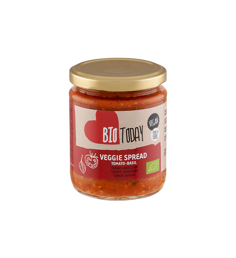Veggie spread Tomaat-Basilicum bio