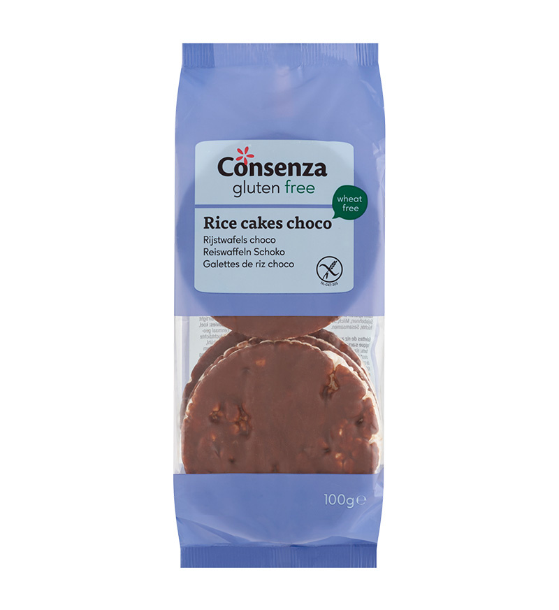 Rijstwafels choco  -bio
