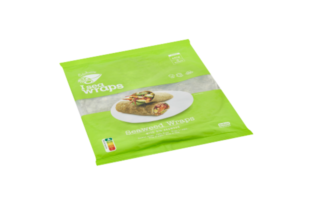 Seaweed wraps – plant-based alternative to tortillas by Seamore