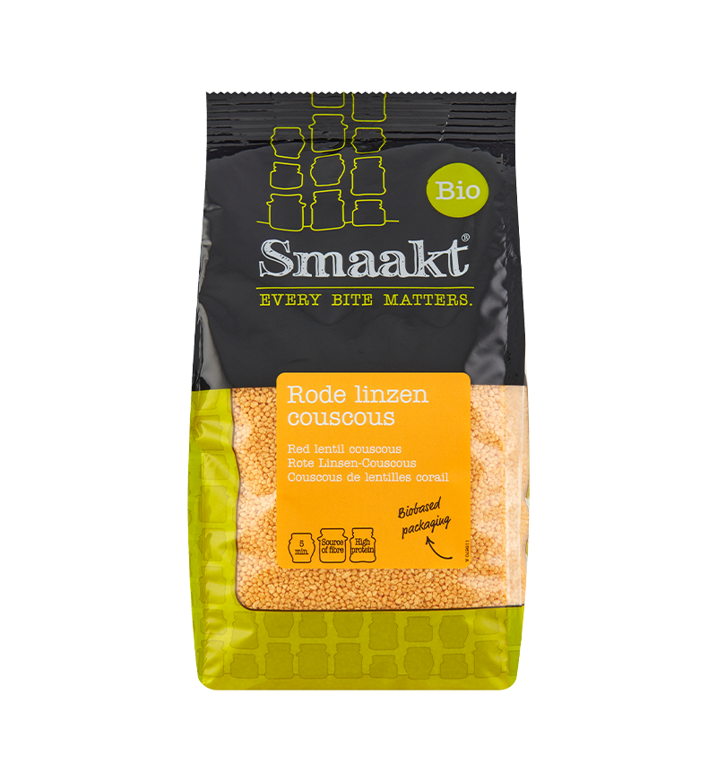 Red lentil couscous organic