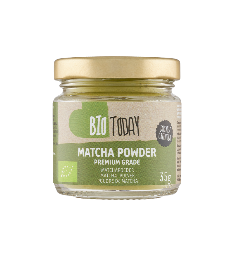 Biologisch matchapoeder – groene thee poeder van BioToday
