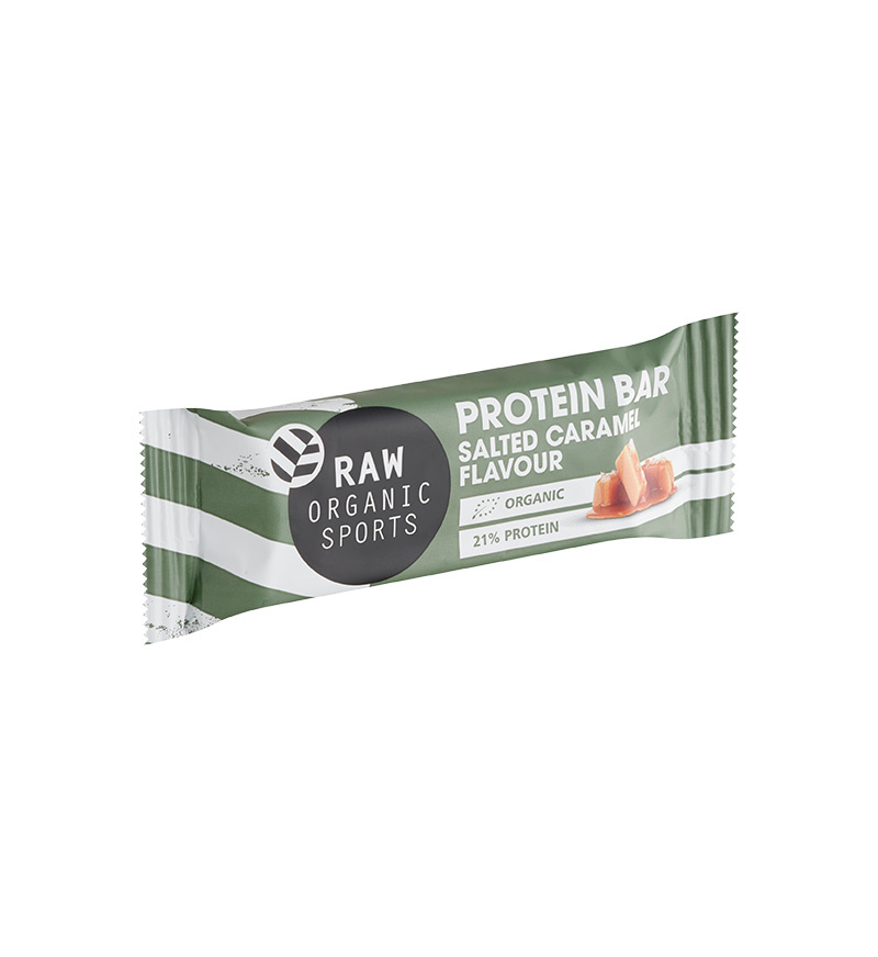 Proteïne reep salted caramel flavour - 21% proteïne - bio